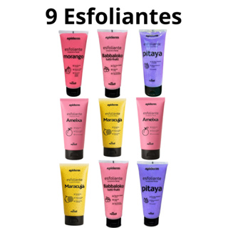 Kit 9 Esfoliante Corporal e Facial 180g Apinil em Oferta na Shopee