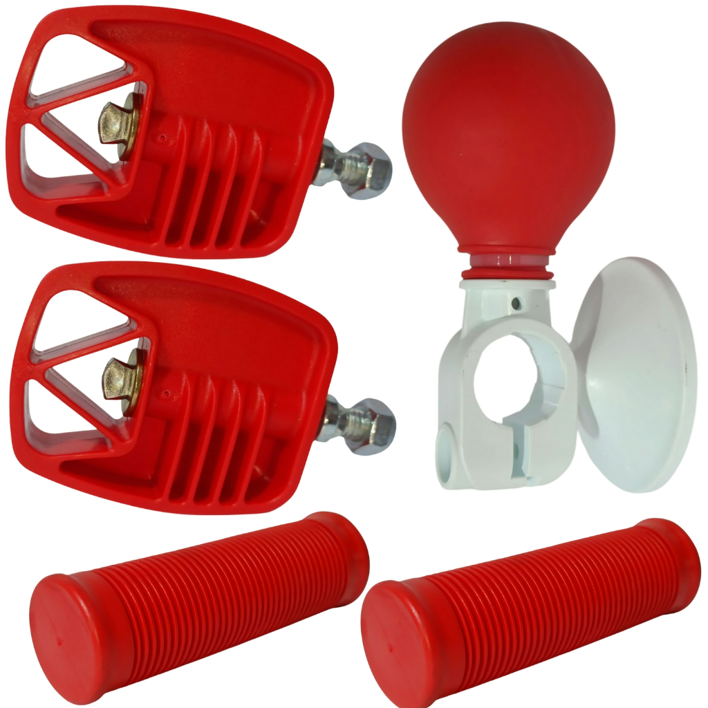 Manopla Mais Pedal E Buzina Para Bicicleta Do ar 12 Nathor