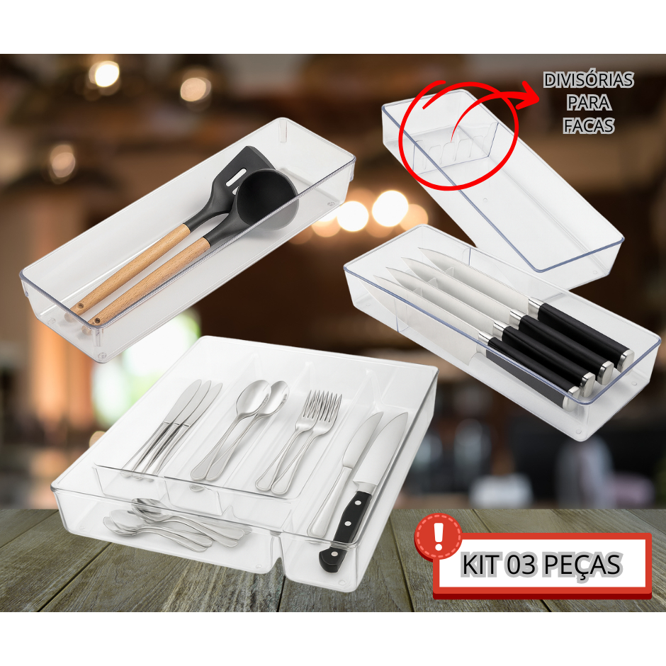 Organizador de Talheres Acrílico: Onde Comprar | BuscaProdutos