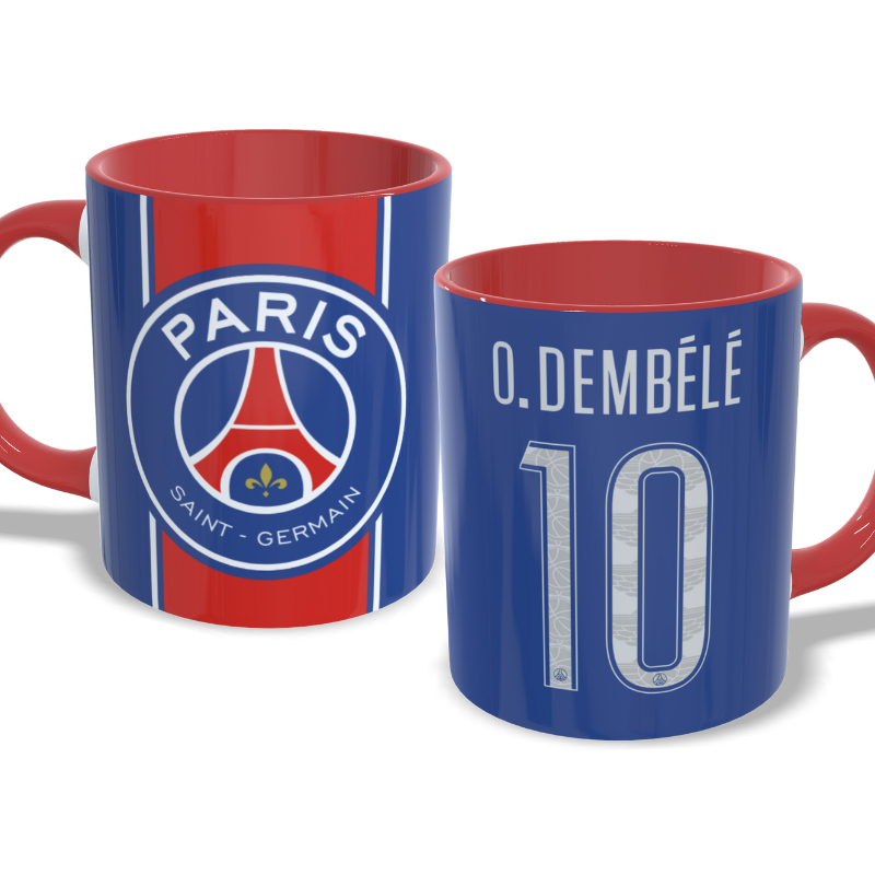 Caneca Personalizada Champions League Vários Times - PSG, Barcelona, Real Madrid, Chelsea, Bayern