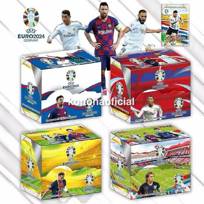 Box 288 Cartas de Futebol Copa do Mundo Colecionador Conjunto Exclusivo Jogadores Famosos Lançamento Novo 2026