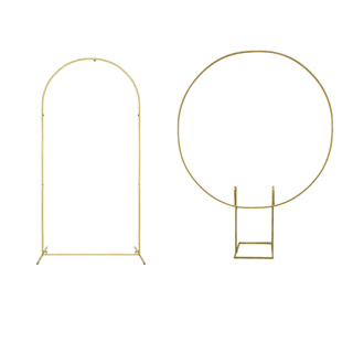 Kit 2 Painel Arco 1 Romano + 1 Rendondo Estrutura Suporte Desmontável Para Montar Fundo Com Bexigas de Festa Eventos Fes em Oferta na Shopee