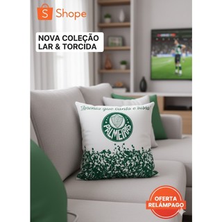 Almofada Palmeiras  | Decoração Torcedor | Presente Perfeito | Conforto e Paixão Alviverde