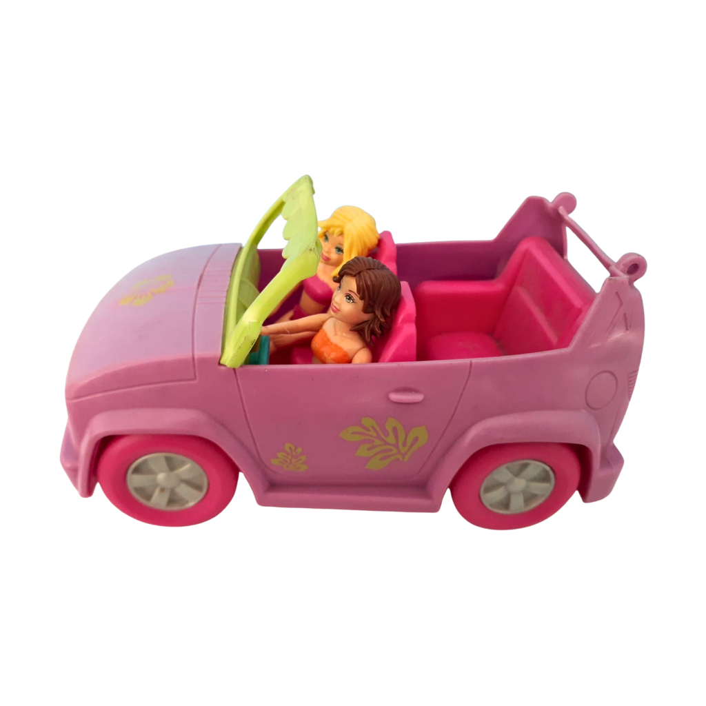 Boneca Polly Pocket Carro De Férias Com Duas Polly (Usado)