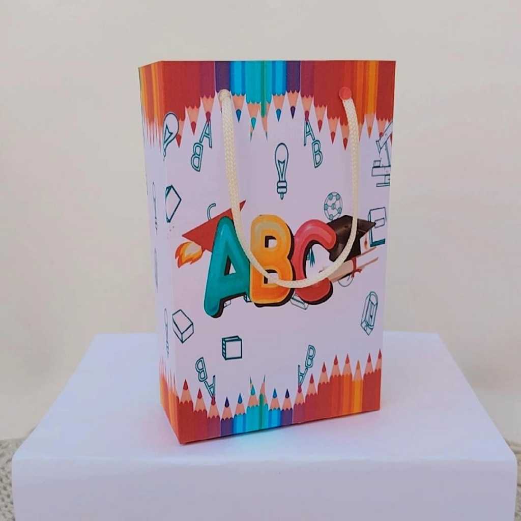 Kit Sacolinha Surpresa Festa Infantil Personalizado Princesa ABC FORMATURA Lembrancinhas PEGUE E MONTE