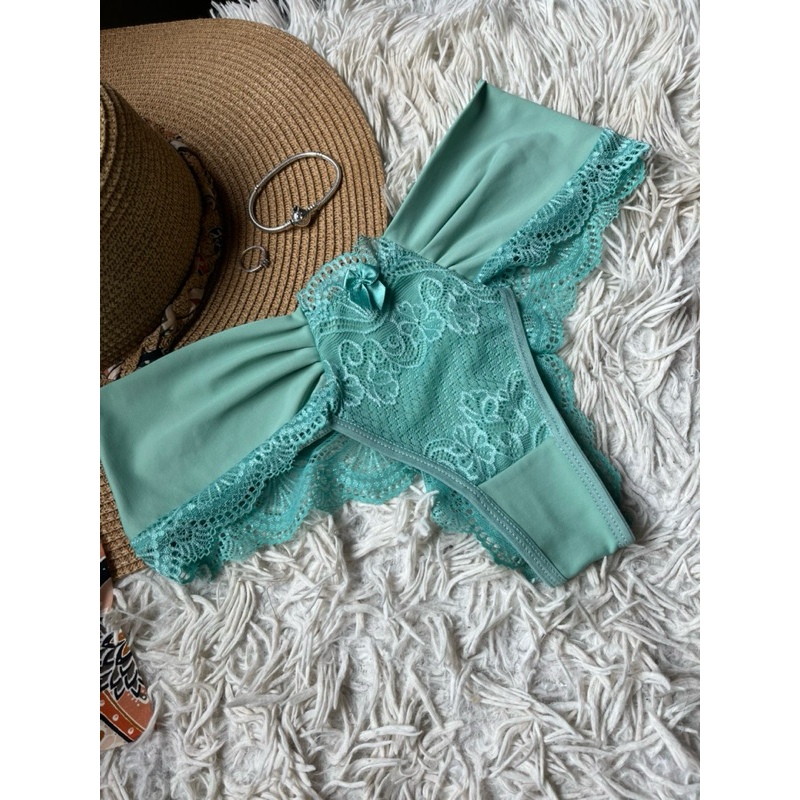 Calcinhas Borboleta Fio Duplo Rendada - Combos sortidos com 5, 8 e 10und