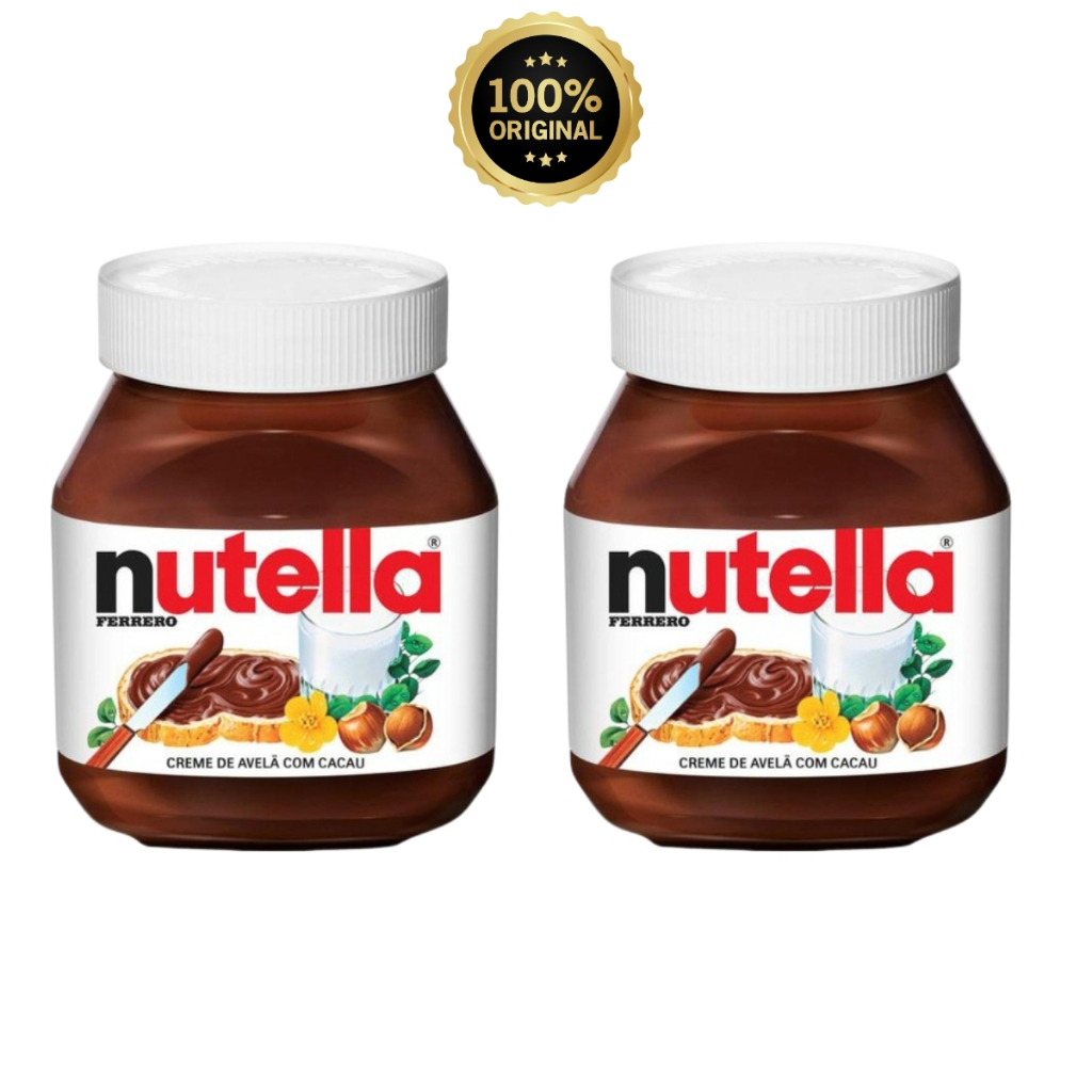 Kit 2un Nutella 650g Creme De Avelã Com Cacau Original - Envio Imediato em Oferta na Shopee