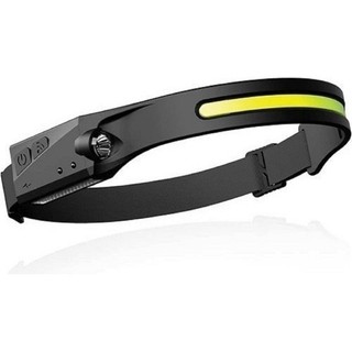Lanterna De Cabeça Led Farol Super Forte Resistente Água Cob Recarregável A Prova D'água Potente Fita Ajustável Usb