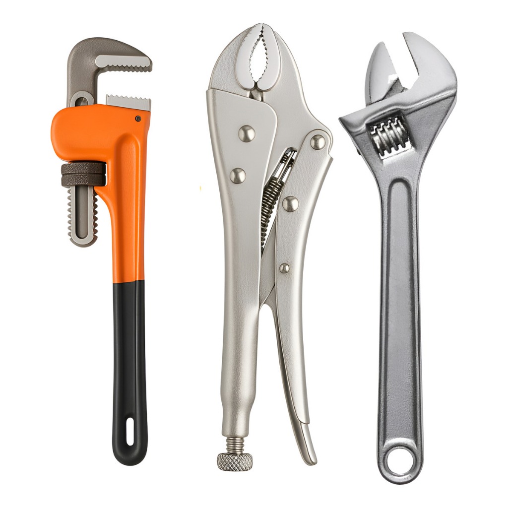 Alicate Pressão + Chave Inglesa + Grifo Ferramentas Manuais em Oferta na Shopee