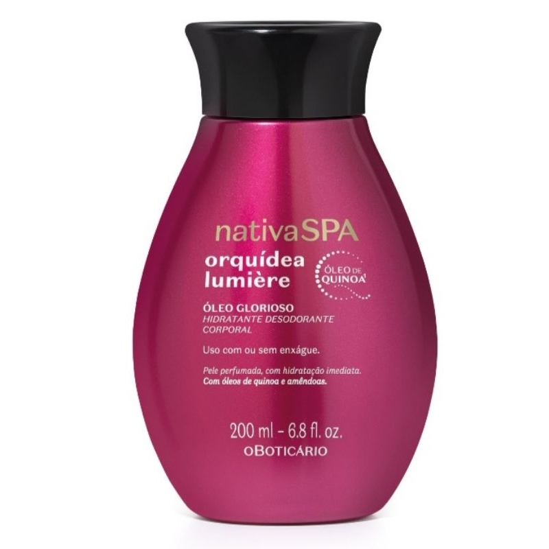 Óleo desodorante corporal pós banho Nativa SPA de O Boticário