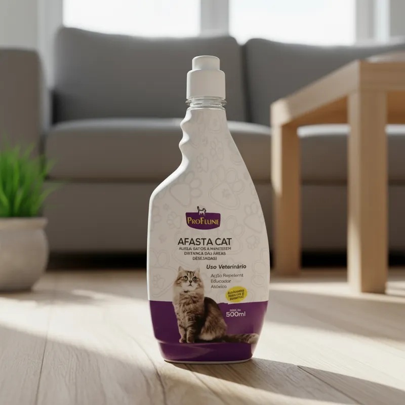 Educador Repelente Para Gatos Afasta Cat 500ml Pró Feline