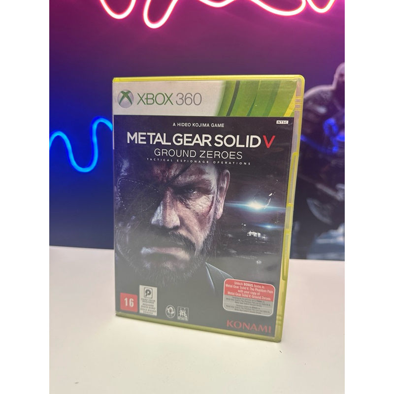 Metal Gear Solid V Ground Zeroes Original Xbox 360