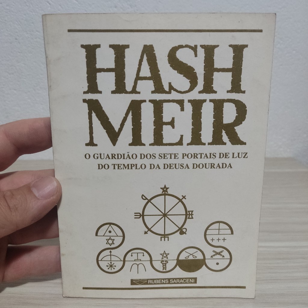 Livro - Mash Meir - O Guardião Dos sete Portais De Luz Do Templo da Deusa Dourada, Por Rubens Saraceni, usado