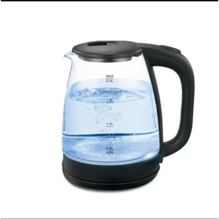 Chaleira Jarra Eletrica   220v Vidro Temperado 1.8 Litros Preto em Oferta na Shopee