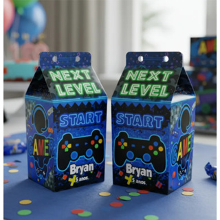 Lembrancinha Vídeo Game Caixa Milk Festa Fácil Gamer C/30 Unid. em Oferta na Shopee
