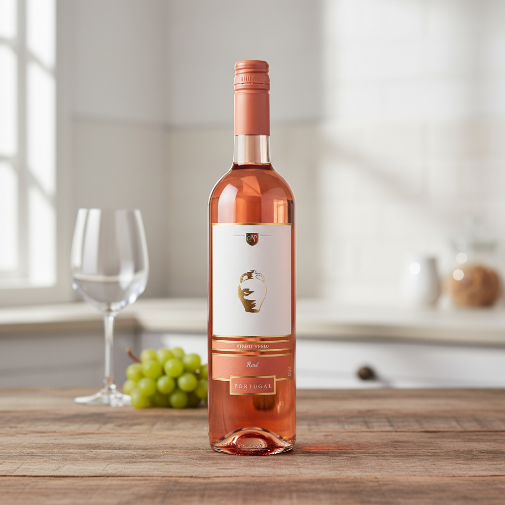 Detalhes do KIT 3UN VINHO PORTUGUES CAP VINHO VERDE ROSE