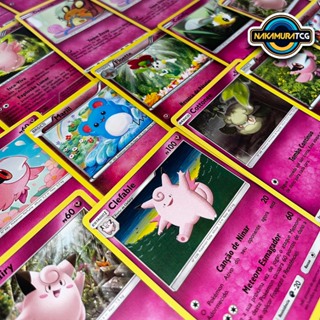 Cartas Pokémon Tipo Fada - Diversas Coleções - Escolha as suas! em Oferta na Shopee