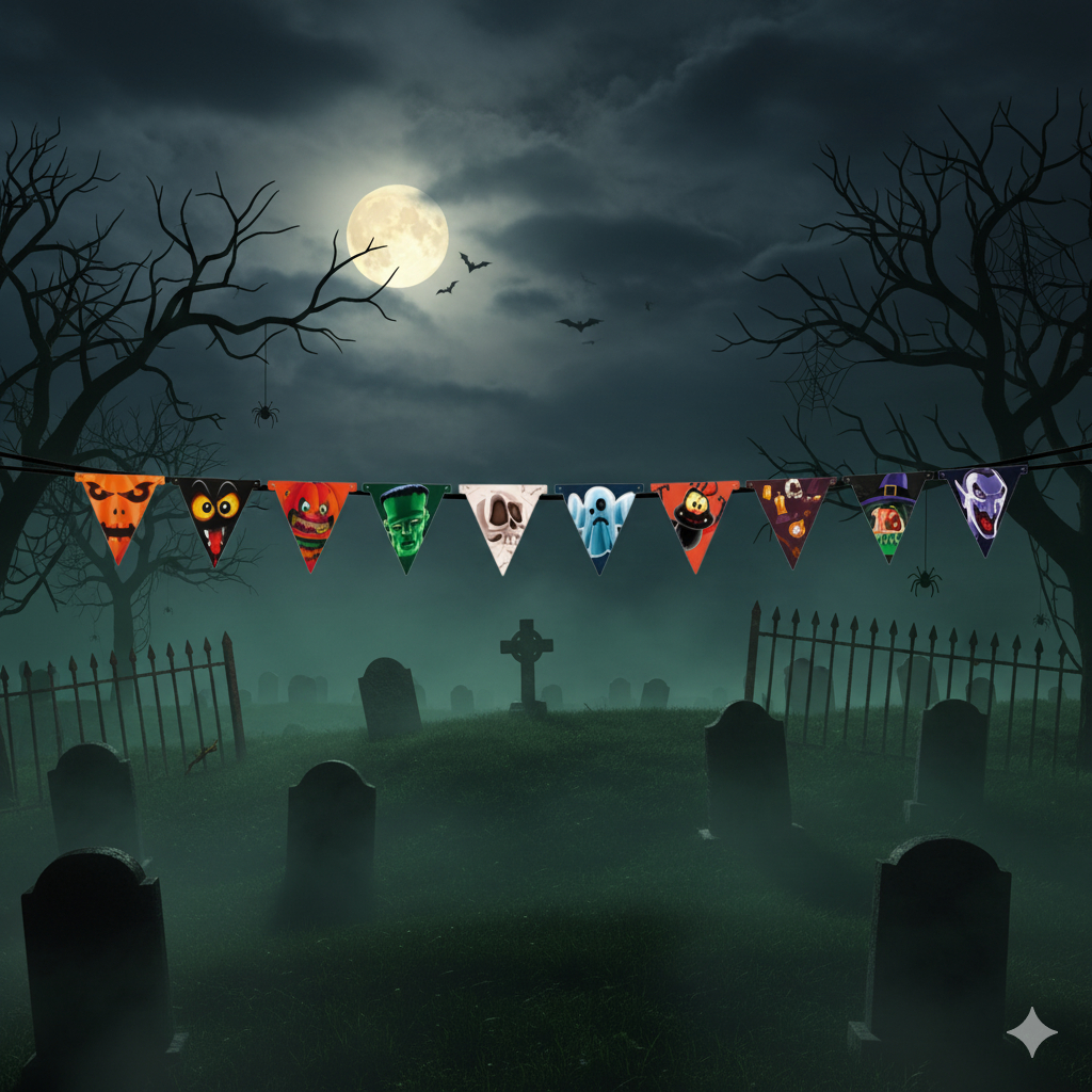 Faixa Decorativa Halloween - 2,5m x 19cm