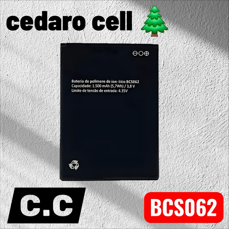 BAT COMPATIVEL MULTILASER MS45 4G (BCS062) ORG NOVA COM GARANTIA 90 DIA