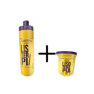 KIT PROGRESSIVA S/ FORMOL 1LITRO + MASCARA PÓS QUIMICA 400G em Oferta na Shopee