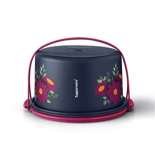 Tupperware Big Cake Redondo Porta Bolo Sobremesa Boleira Pudim Lanche