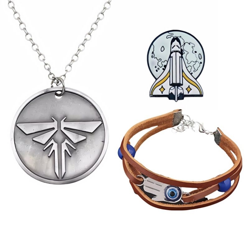 Colar The Last of Us Acessórios Vagalume Ellie Joel Look for The Light em Oferta na Shopee