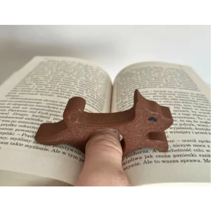 Anel Suporte para Segurar livro Separador de Páginas Cachorro