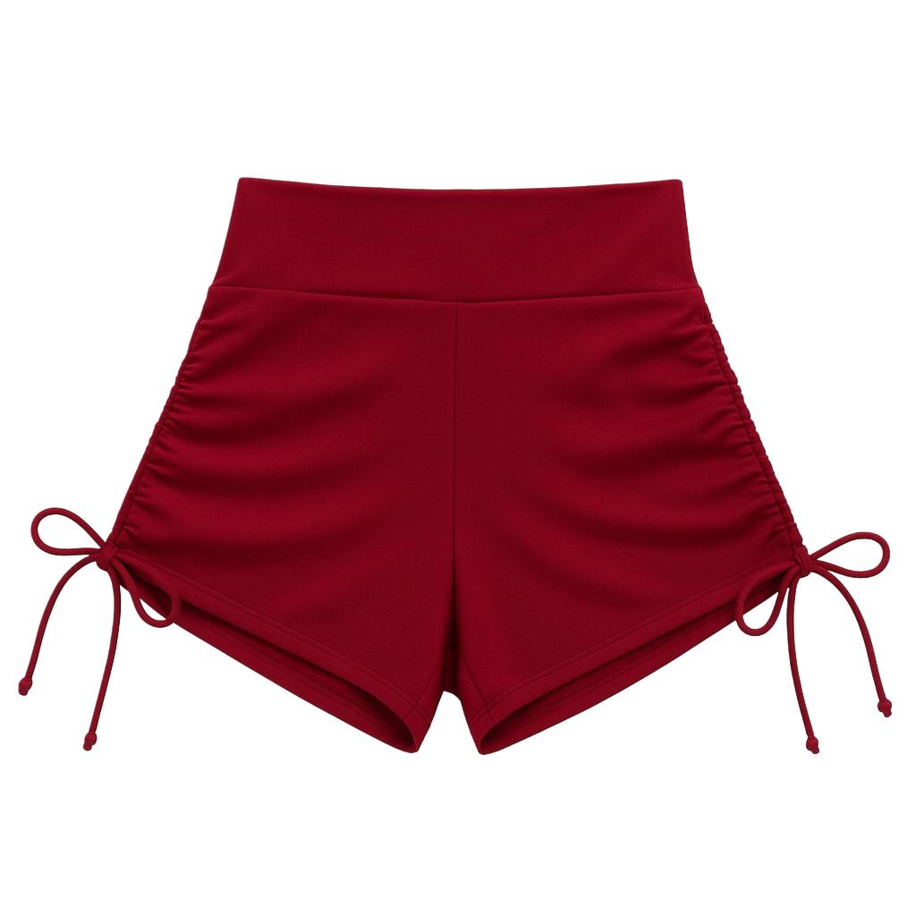 Short Feminino Academia Fitness Suplex Cintura Alta Treino Esportivo Modelador Moda Fitness Corrida