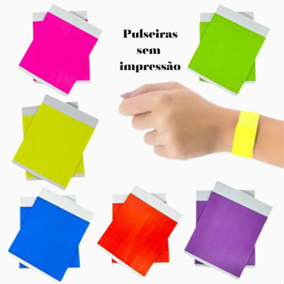 1.000 fitas de Identificação entrada festas, Casamentos, Aniversários, baladas, pulseiras de festas em Oferta na Shopee
