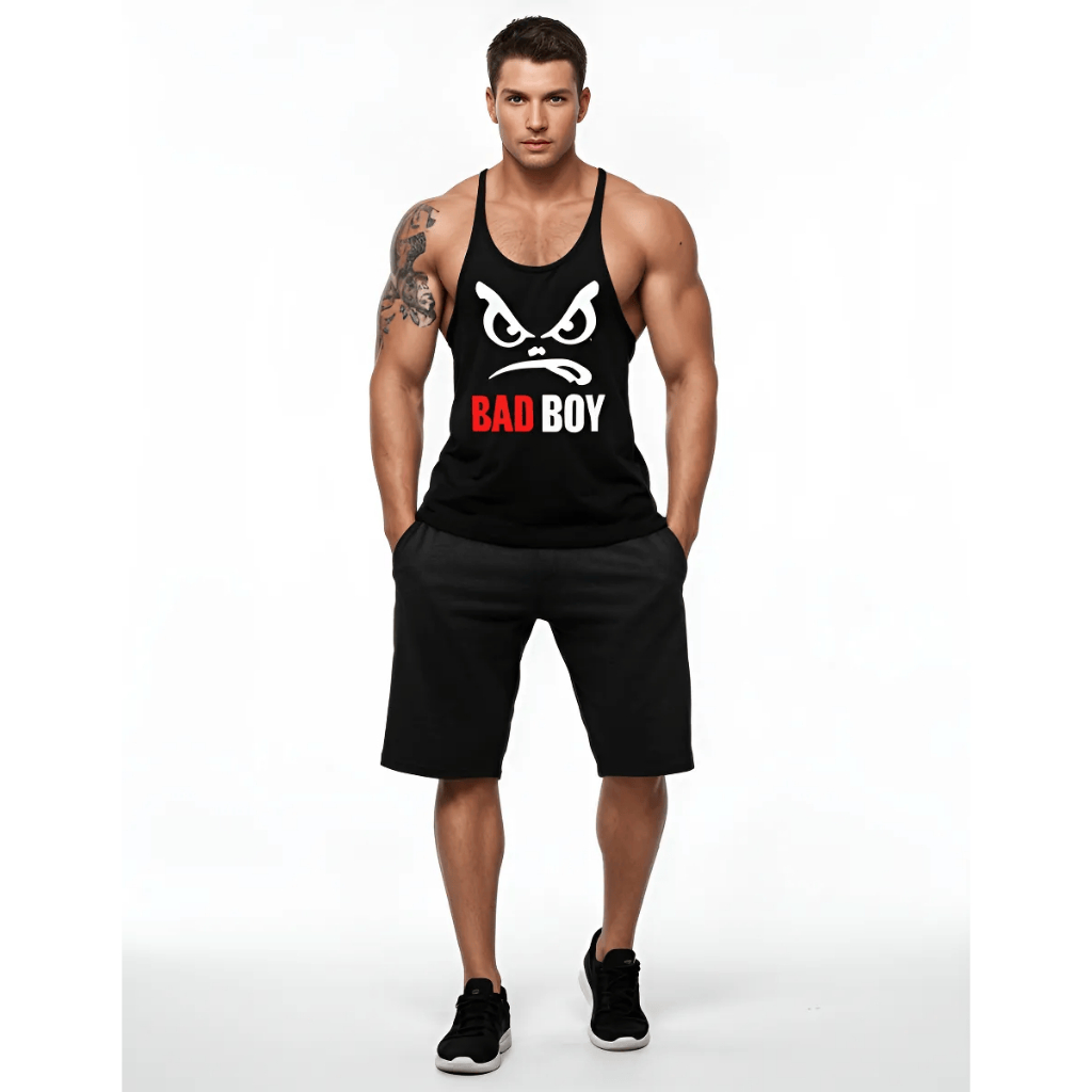 Camisa Regata Cavada Masculina Bad Boy Camiseta Academia