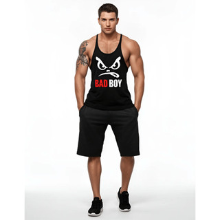Camisa Regata Cavada Masculina Bad Boy Camiseta Academia