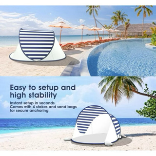 Barraca camping e Praia Verão Tenda Pop up Proteção UV em Oferta na Shopee