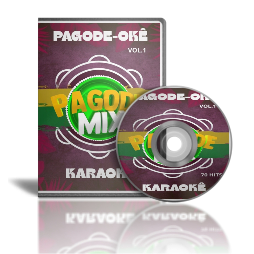 DVD KARAOKE - PAGODE MIX - VOL.1 - 70 MUSICAS REF 171