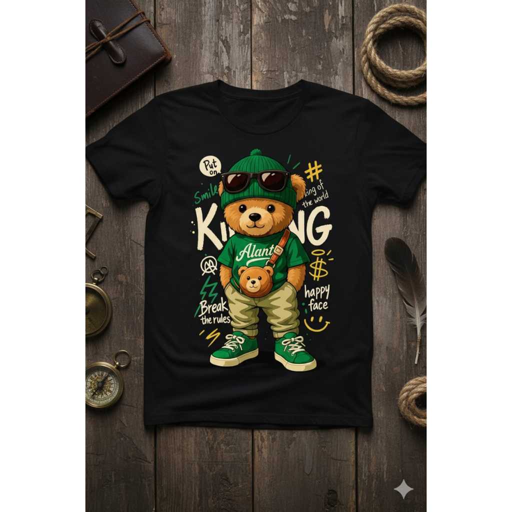 Camiseta Oversized Streetwear Masculina 100% Algodão Padrão Americano