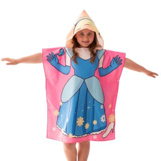 Roupão de Unicórnio Menina Poncho Atoalhado Toalha Rosa Saída de Banho Infantil Divertida em Oferta na Shopee