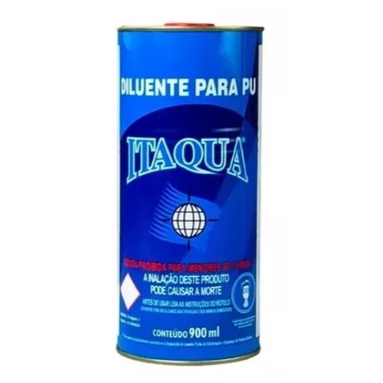 Thinner Pu Automotivo Solvente Diluente Itaquá 900ml