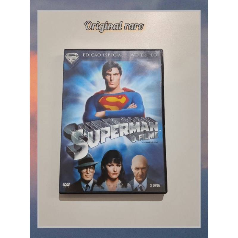 Box DVD Superman o filme edição especial 3 DVDs