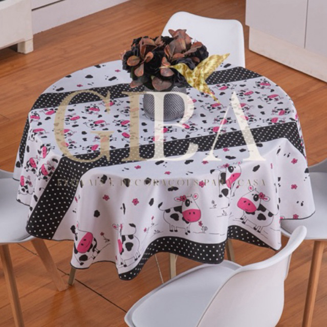 Toalha de mesa REDONDA cozinha 140X140cm várias estampas - PREÇO DE FÁBRICA. em Oferta na Shopee