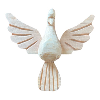 pombinha da paz do divino rústico madeira artesanal em Oferta na Shopee