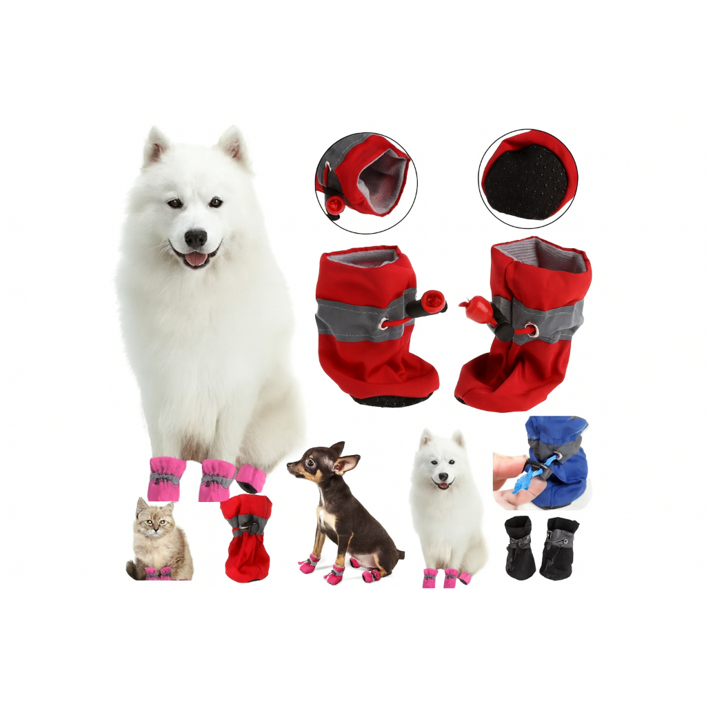 Sapatinho Cachorro Pet Bota Meia Chuva Antiderrapantes Impermeável Calçado Gato Resistente Roupa Frio Calor Sapato em Oferta na Shopee