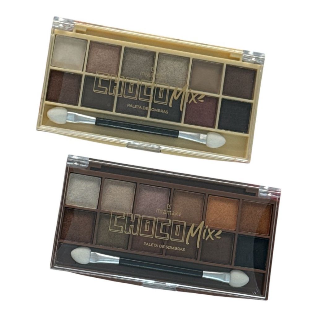 Paleta de Sombras com 12 Tonalidades Choco Mix Mia Make em Oferta na Shopee