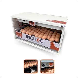 Chocadeira elétrica para 40 a 50 ovos de galinha + rolagem automática ALTA TAXA DE ECLOSÃO INCHOC em Oferta na Shopee