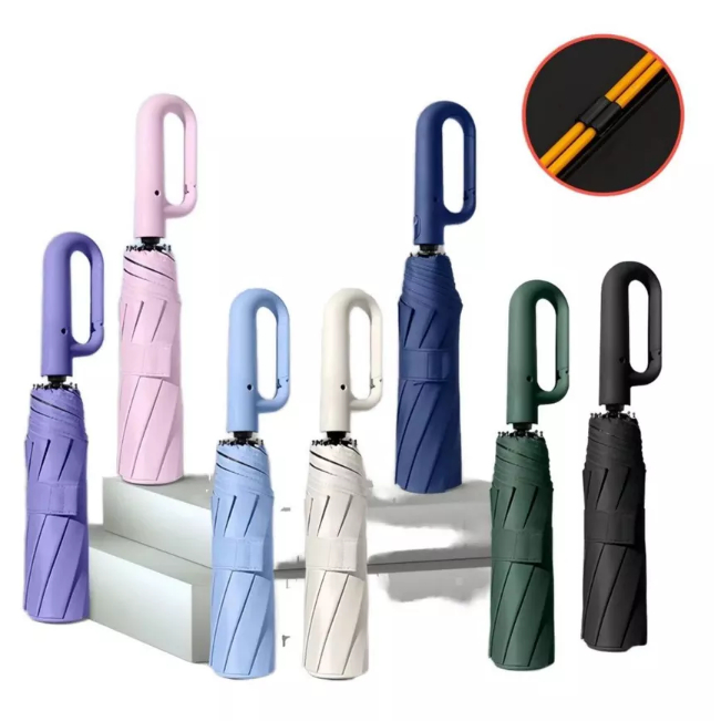Guarda Chuva Automático Alta Resistência a Chuvas e Vento Forte Com Proteção UV em Oferta na Shopee