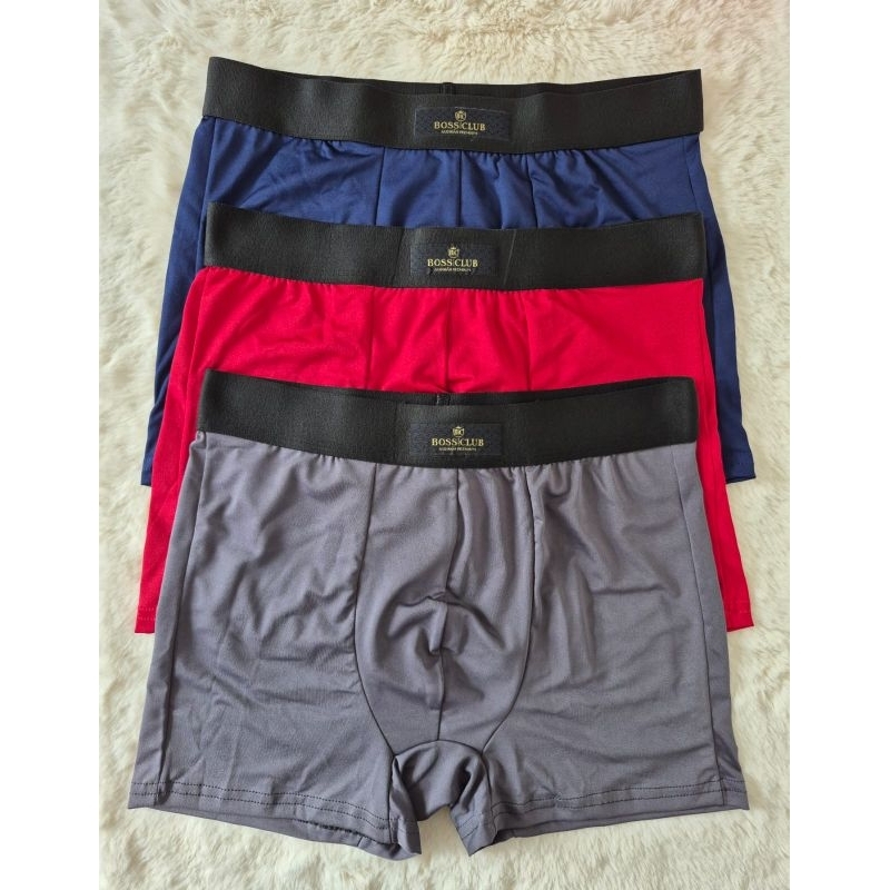 Kit com 3 cuecas de microfibra box B|C anatômica bojada. em Oferta na Shopee