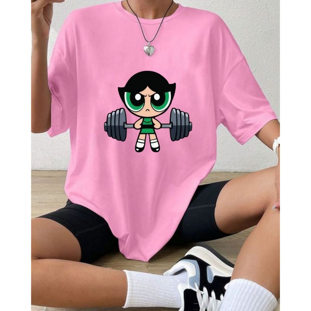 Camiseta Academia Super P Estampada 100% Algodão Unissex Masculino Feminino Confortável