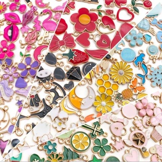 PINGENTES Resinados ZAMAC para joias brinco pulseiras colares coloridos em Oferta na Shopee