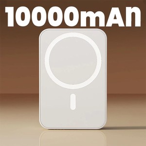 Carregador Portátil Indução para iPhone/Android Magsafe Sem fio Bateria Carga 5000mAH/10000mah