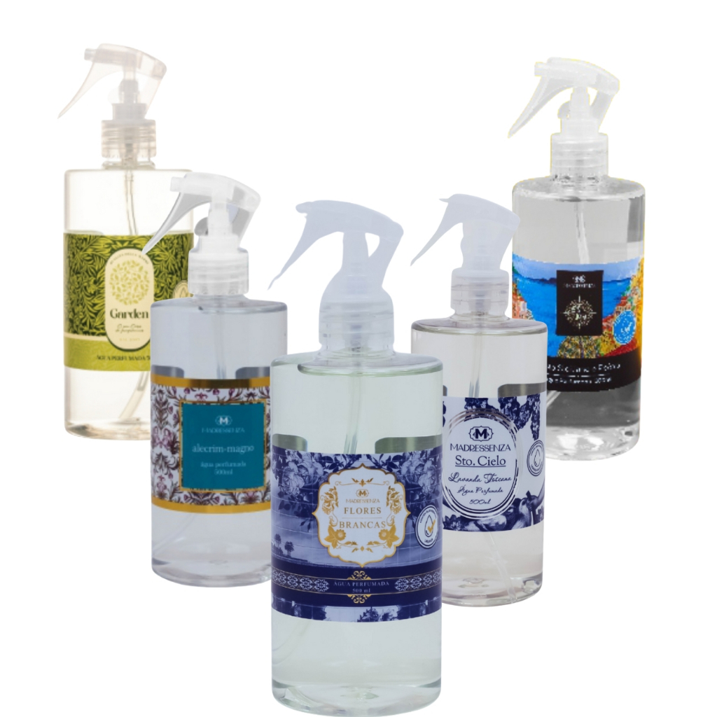 Água perfumada Madressenza 500ml - Flores Brancas - Garden - Alecrim Magno Aromatizante de Ambiente em Oferta na Shopee