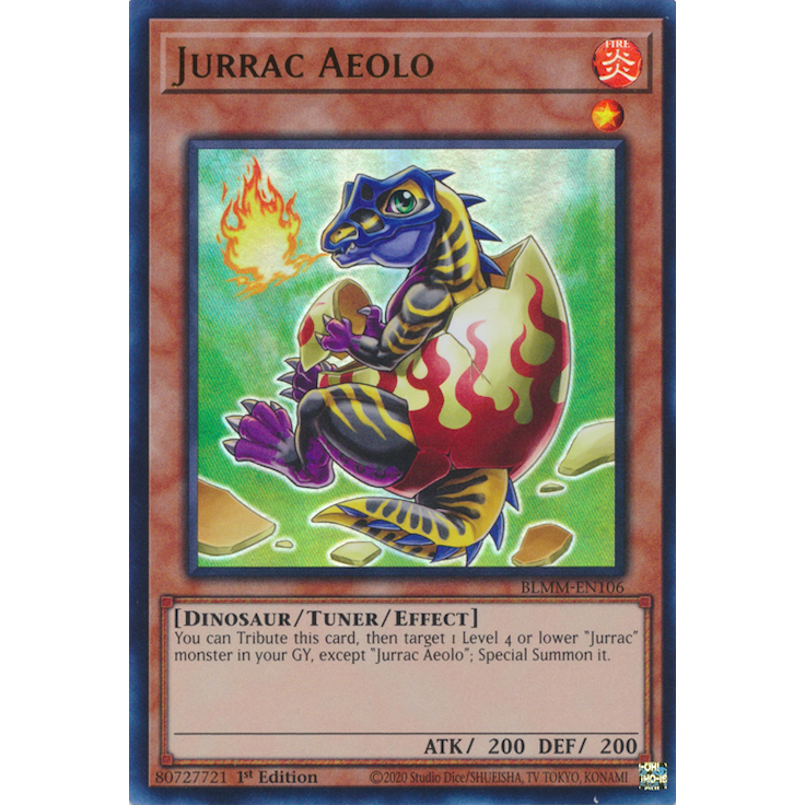 Jurrac Aeolo BLMM-EN106 Ultra Rare 1st Edition