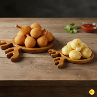 Kit com 2 Pratos de madeira Bandejas – Tabua - Petisqueiras Alce - Servir Queijos, Frios, Frutas, salgados Petiscos em Oferta na Shopee